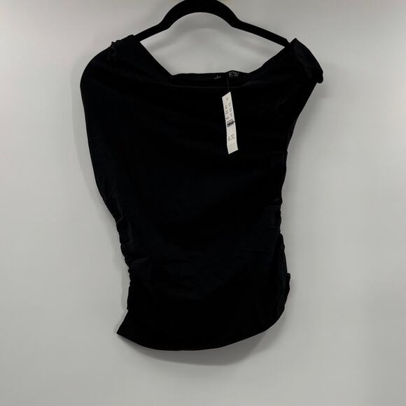 J.Crew Stretch cotton-blend off-the-shoulder top - Picture 5 of 7